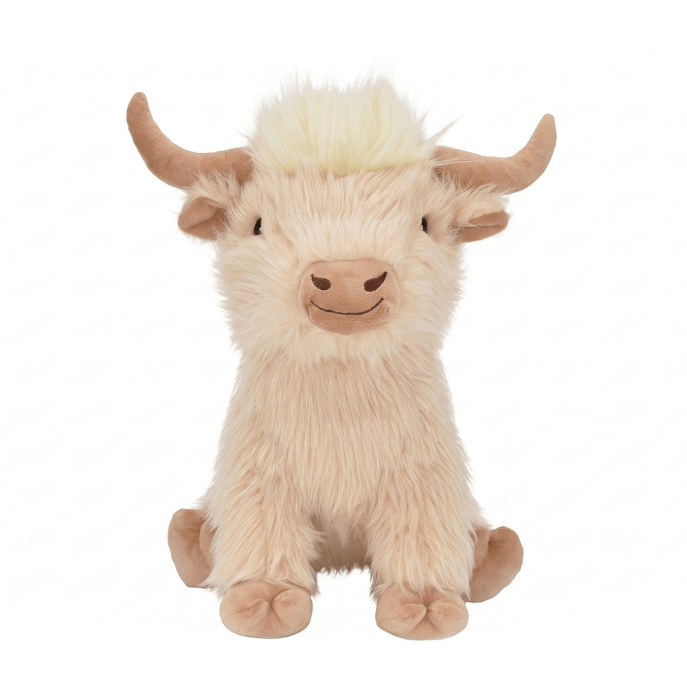 Happy Pet Highland Cow Cream Jumbo