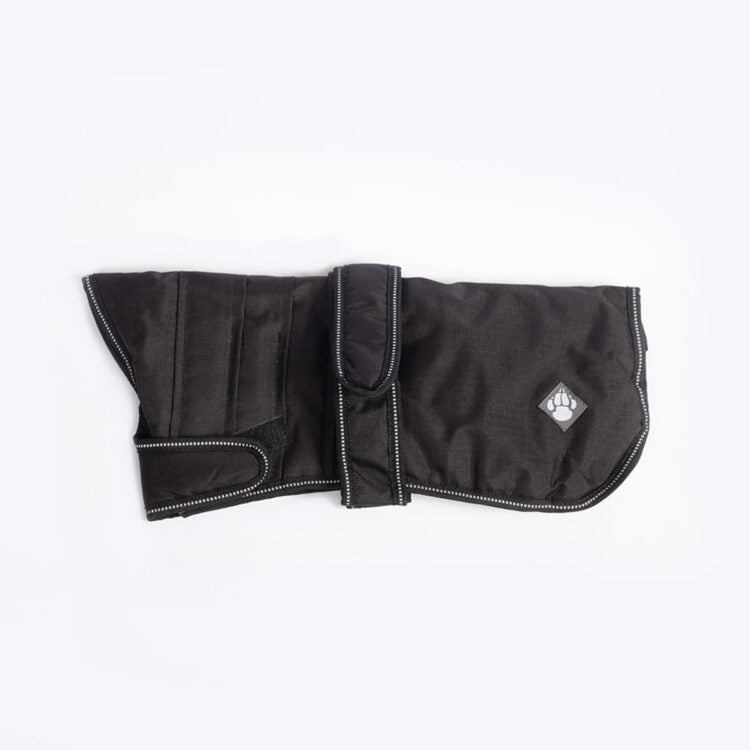 Black Dog Coat for Use with Harness by Danish Design