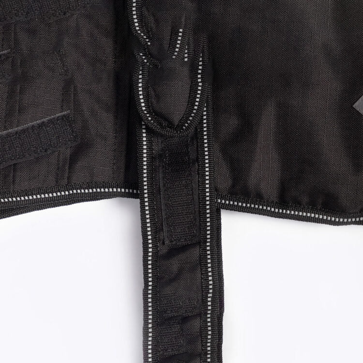 Black Dog Coat for Use with Harness by Danish Design