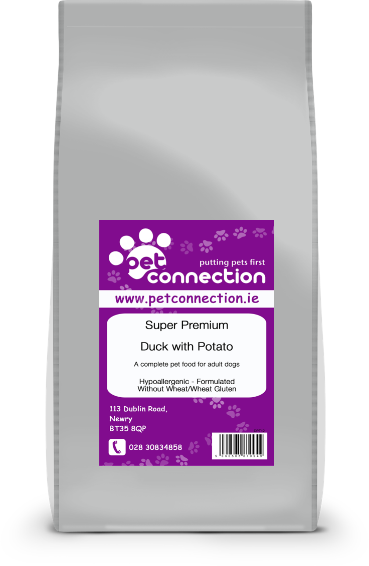 Duck & Potato | Hypoallergenic Dry Dog Food | Super Premium by Pet Connection