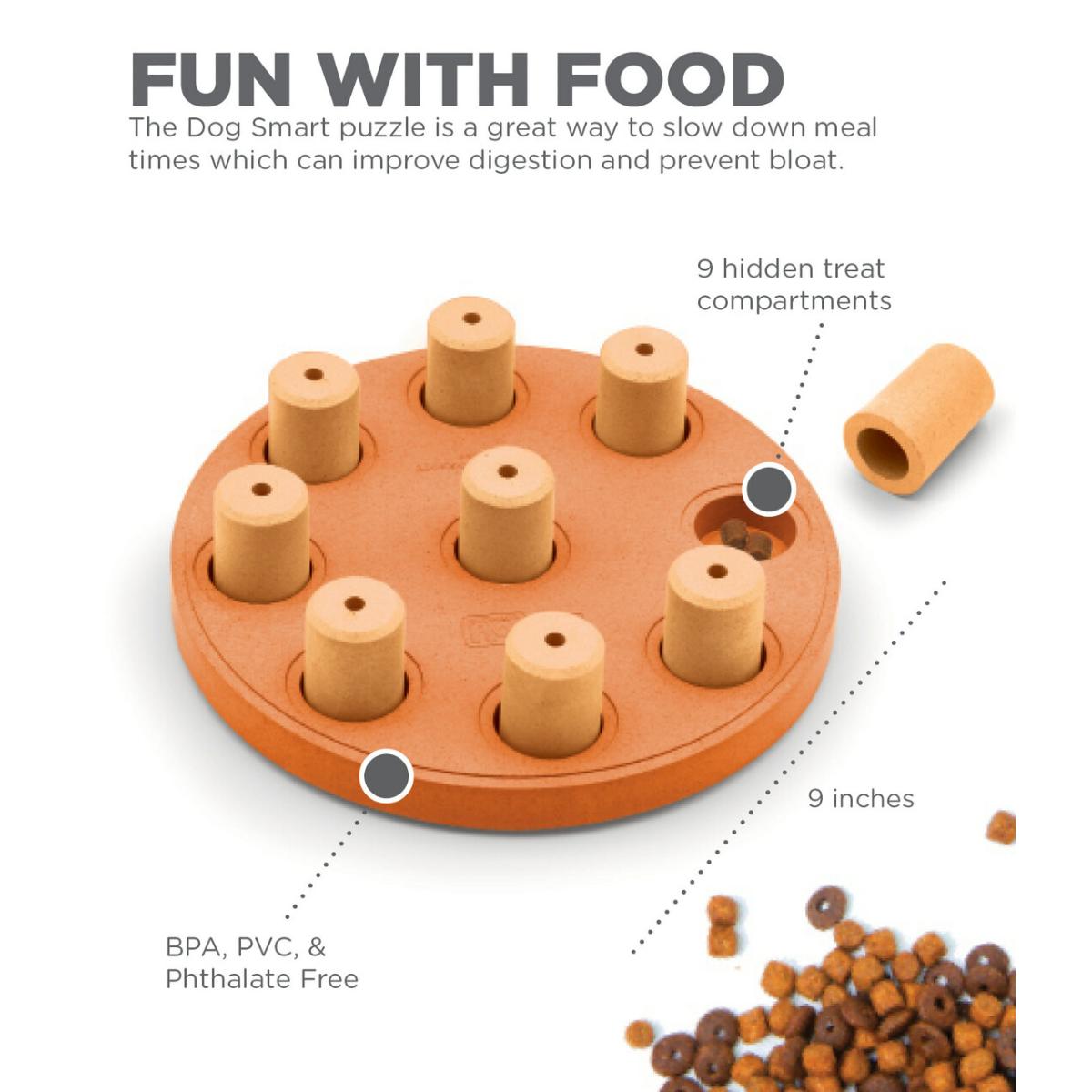 Dog Smart Composite Puzzle Toy | Nina Ottosson by Outward Hound | Level 1 Interactive Dog Game