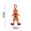 George Gingerbread Man | Christmas Dog Rope & Plush Toy by Cupid & Comet