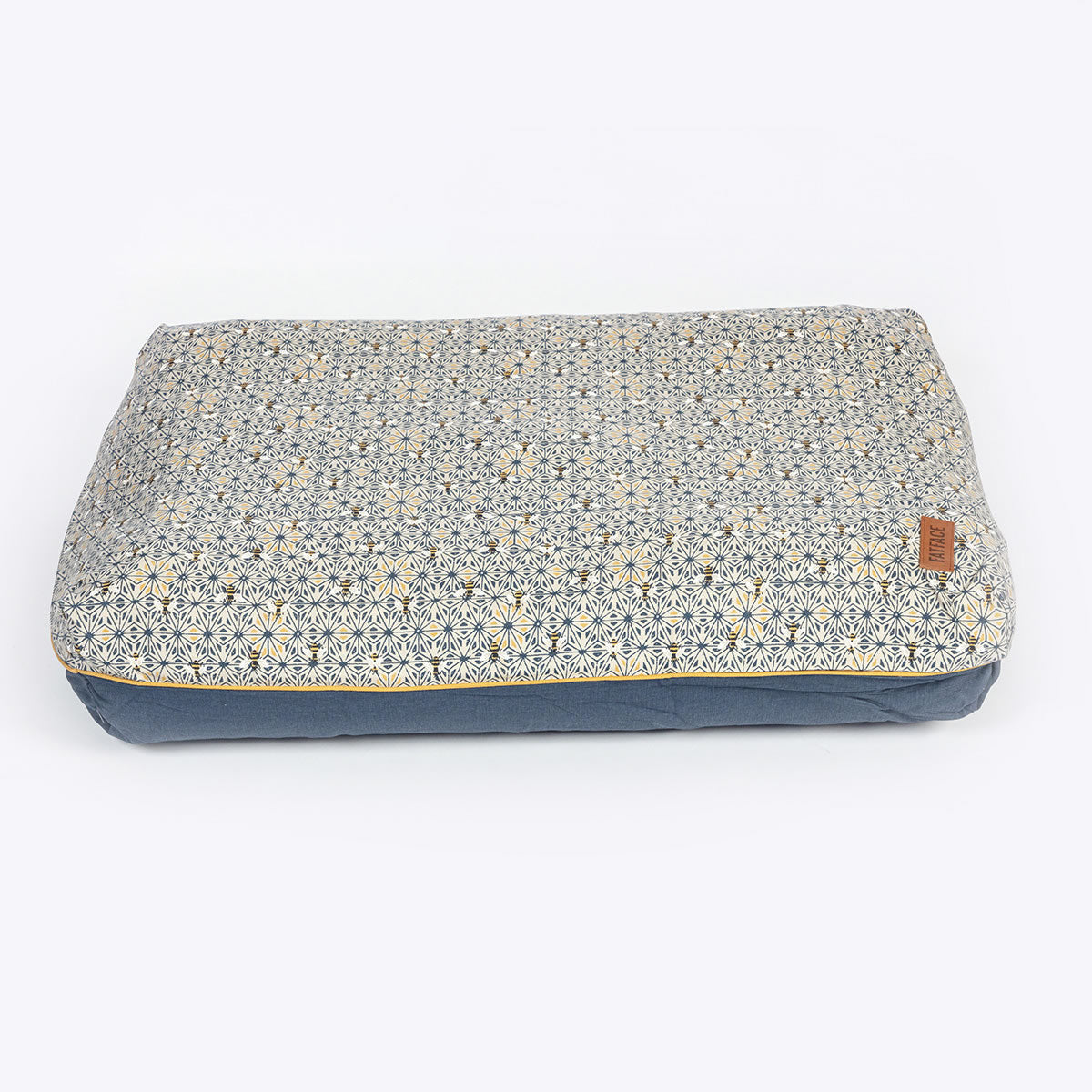 FatFace | Dog Slumber Bed | Geo Bees Deep Duvet Mattress