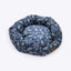 FatFace | Dog Bed | Deluxe Blue Floral Round