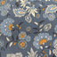 FatFace | Dog Bed | Deluxe Blue Floral Round