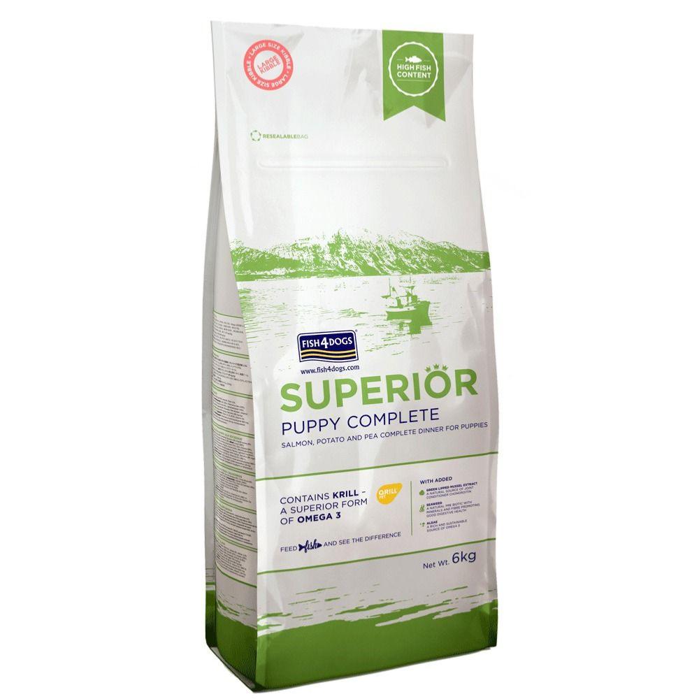 Fish4Dogs Superior | Grain Free Dry Dog Food | Small Breed Puppy | Salmon, Potato & Pea