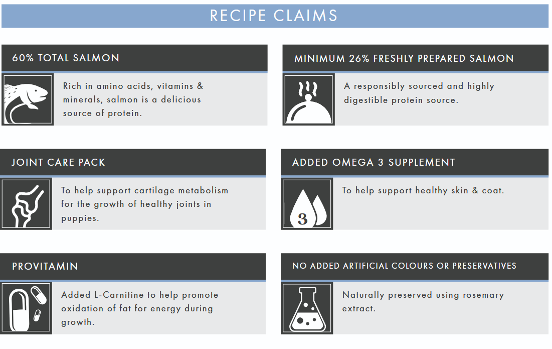 Salmon & Sweet Potato (Puppy, Large Breed) | Hypoallergenic Dry Dog Food | Grain Free by Pet Connection