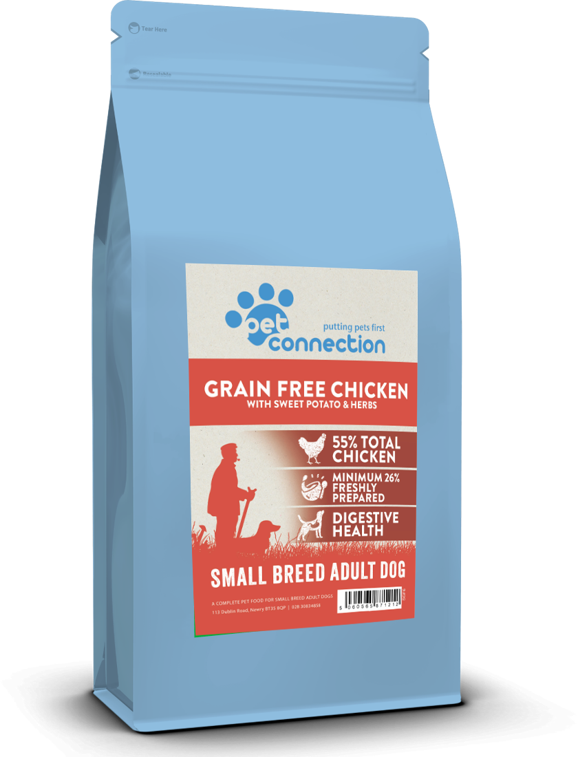 Chicken & Sweet Potato (Small Breed) | Hypoallergenic Dry Dog Food | Grain Free by Pet Connection