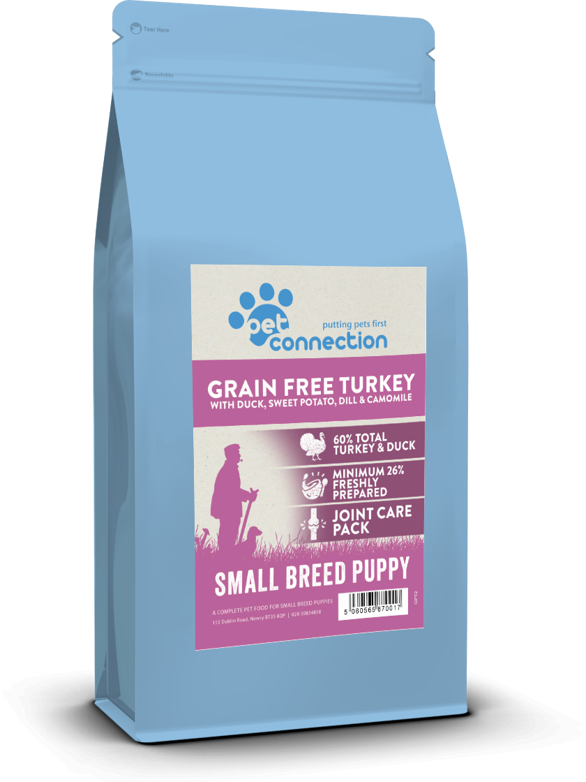 Turkey & Duck (Puppy, Small Breed) | Hypoallergenic Dry Dog Food | Grain Free by Pet Connection