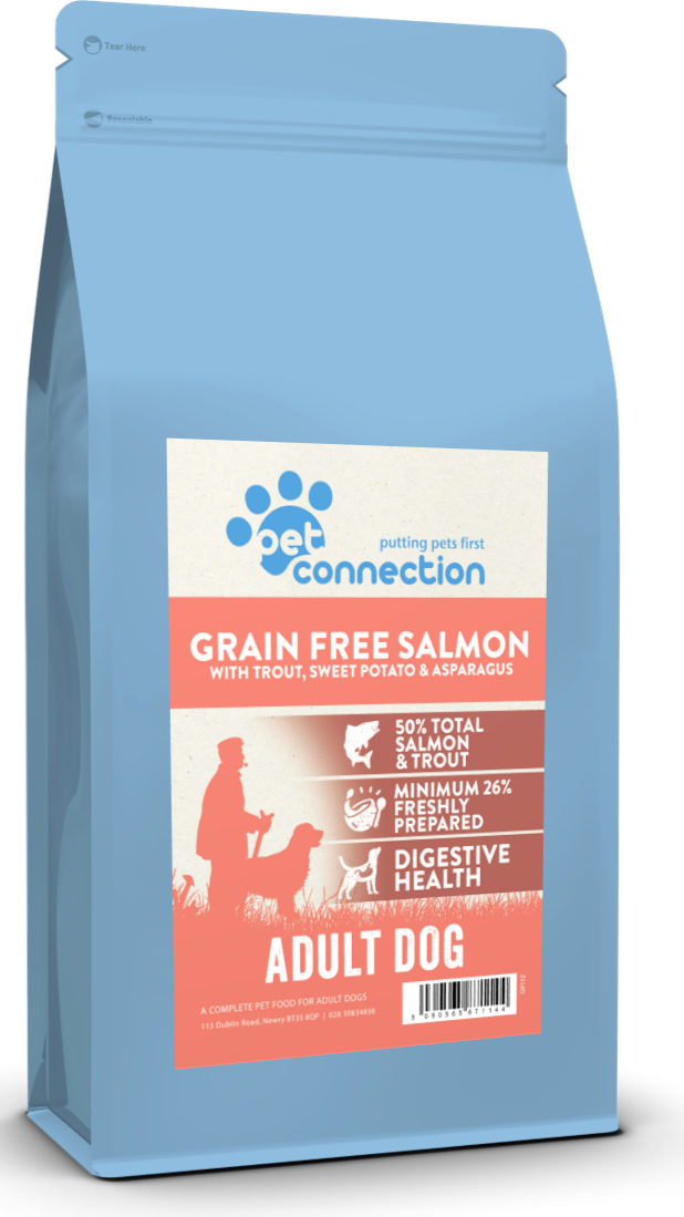 Image of a bag of dog food