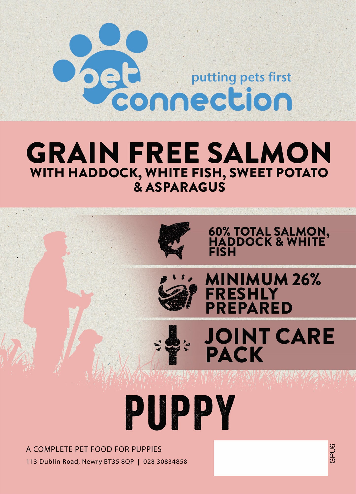 Salmon & Haddock (Puppy) | Hypoallergenic Dry Dog Food | Grain Free by Pet Connection