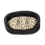 Fleece Neutral Geometric Slumber Bed 35"