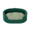 Fleece Green Herringbone Slumber Bed 30"