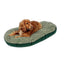 Fleece Green Herringbone Quilted Mattress Large (33")