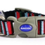 Ancol | Dog Collar | Nylon Adjustable Recycled Candy Stripe Pattern - Navy