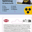Trixie dog toy packaging for blind dogs with a dog wearing a yellow ball on a blue background