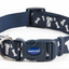 Ancol | Dog Collar | Reflective Adjustable Nylon - Paw 'n' Bone Blue