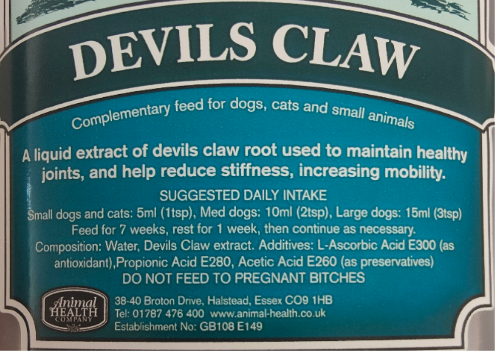 Devil's Claw | Essential Joint Supplement for Dogs & Cats by Animal Health Company