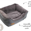 Oxford | Orthopedic Dog Bed | Slate Grey Orthopet Snuggler