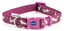 Ancol | Dog Collar | Nylon Adjustable Bone Pattern - Purple