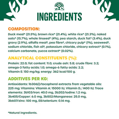 James Wellbeloved | Gluten Free Dry Dog Food | Adult | Rich In Duck & Rice 2kg