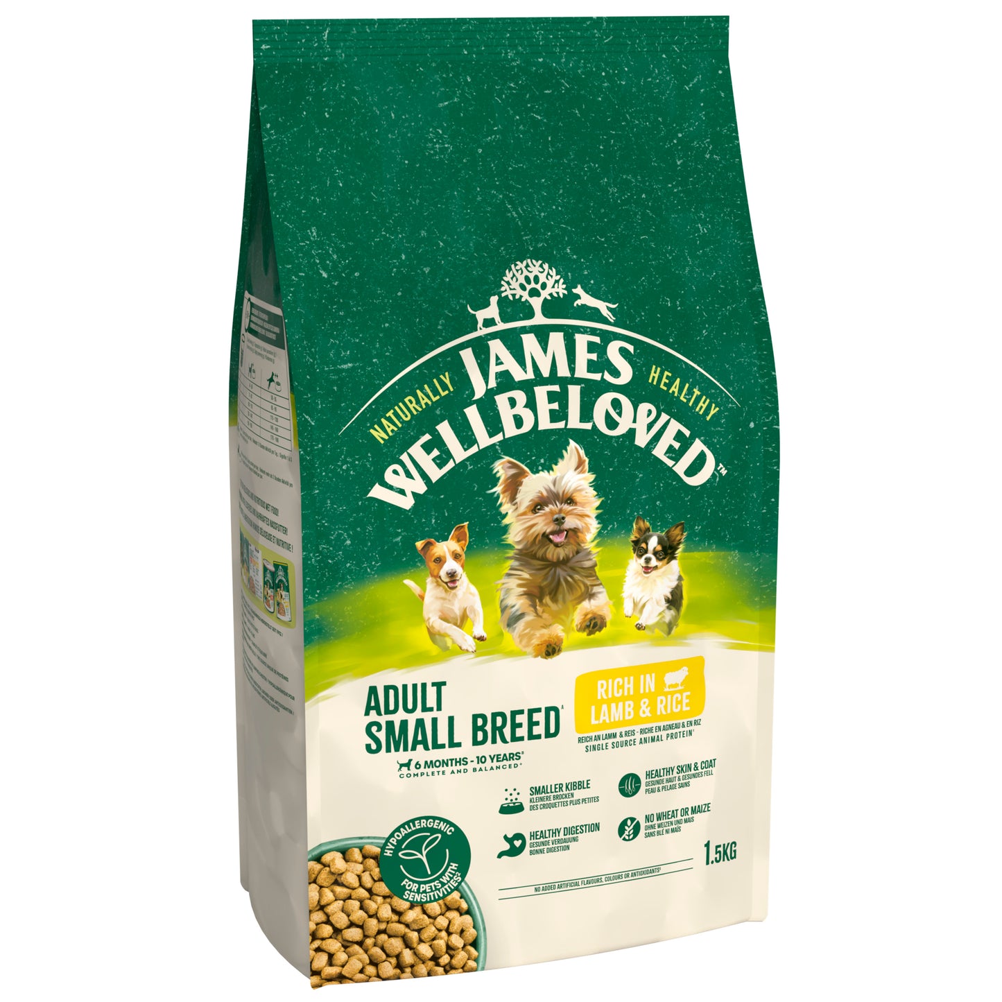 James Wellbeloved | Gluten Free Dry Dog Food | Adult Small Breed | Rich In Lamb & Rice
