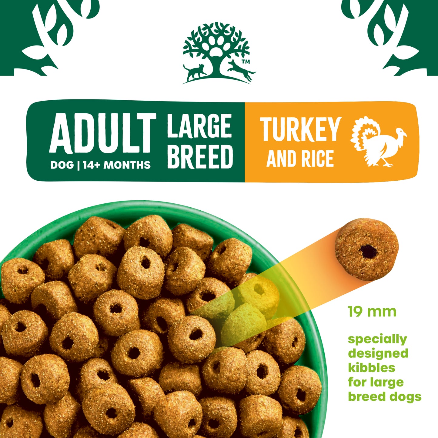 James Wellbeloved | Dry Dog Food | Adult Large Breed | Turkey & Rice