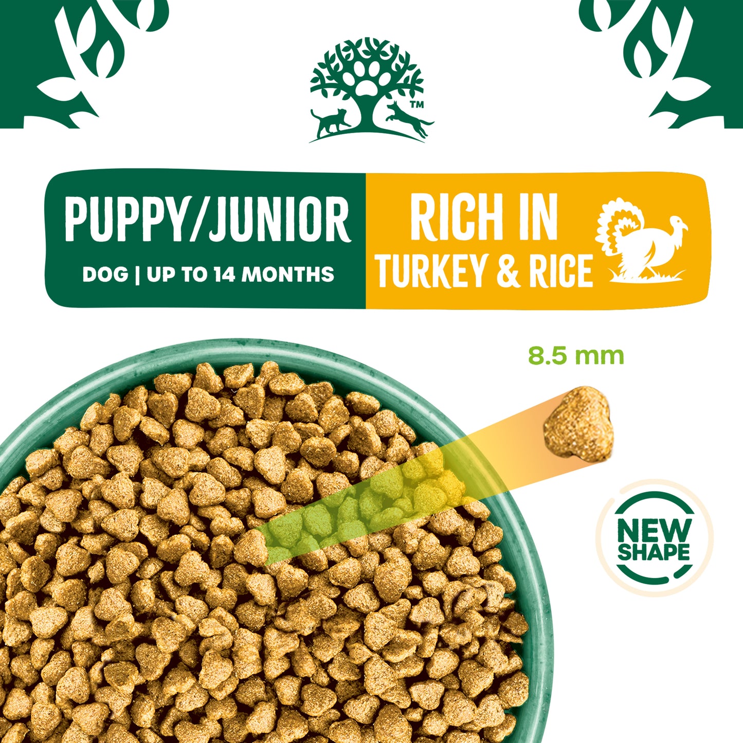 James Wellbeloved | Dry Dog Food | Puppy/Junior | Rich In Turkey & Rice