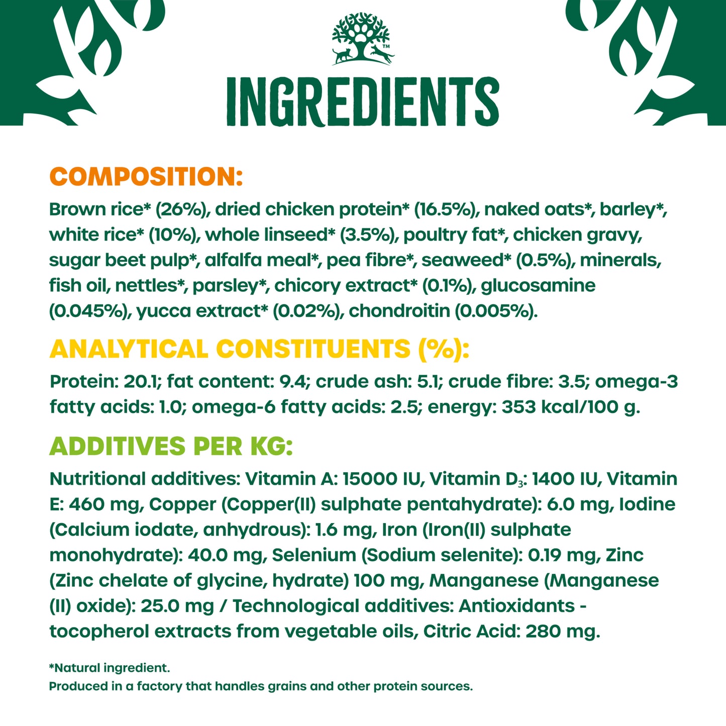 James Wellbeloved | Dry Dog Food | Senior | Rich In Chicken & Rice
