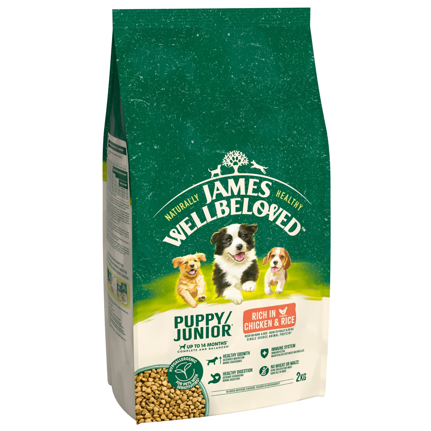 James Wellbeloved Puppy Chicken & Rice 🐔 Hypoallergenic & Natural Dry Dog Food