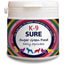 A container of Phytopet K9-Sure Super Green Food, a daily sprinkle for dogs. The container is white with a colorful label featuring images of dogs and the branding details.