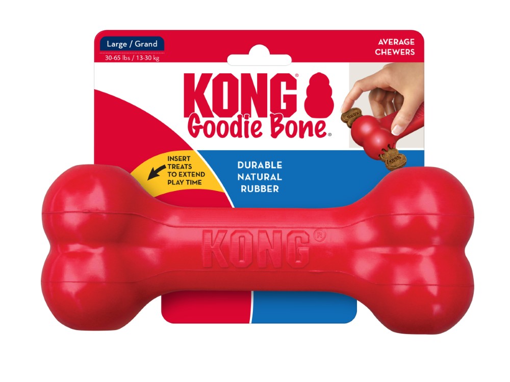 KONG Classic Goodie Bone | Rubber Dog Chew Toy