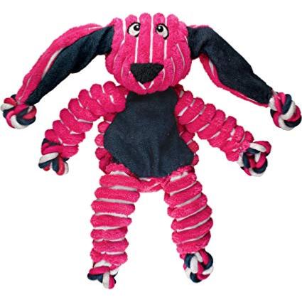 KONG Floppy Knots Bunny | Soft Cord & Rope Dog Toy