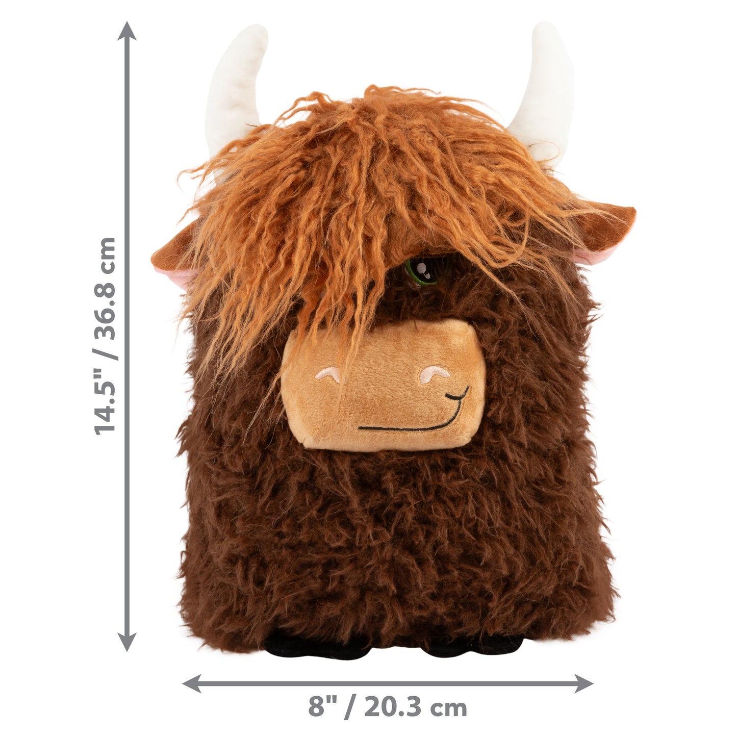 KONG | Comfort Jumbo Highland Cow | Extra Large Dog Toy