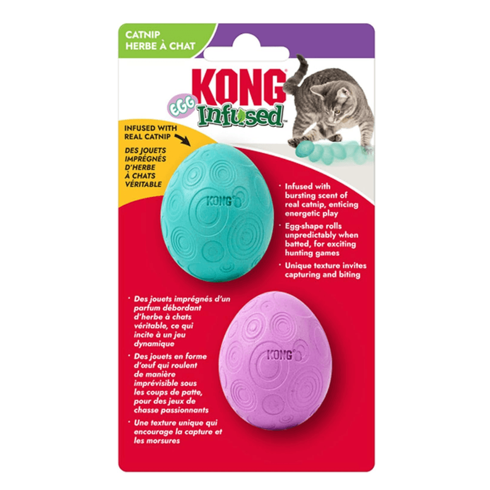 Kong Infused Catnip Egg 2pk