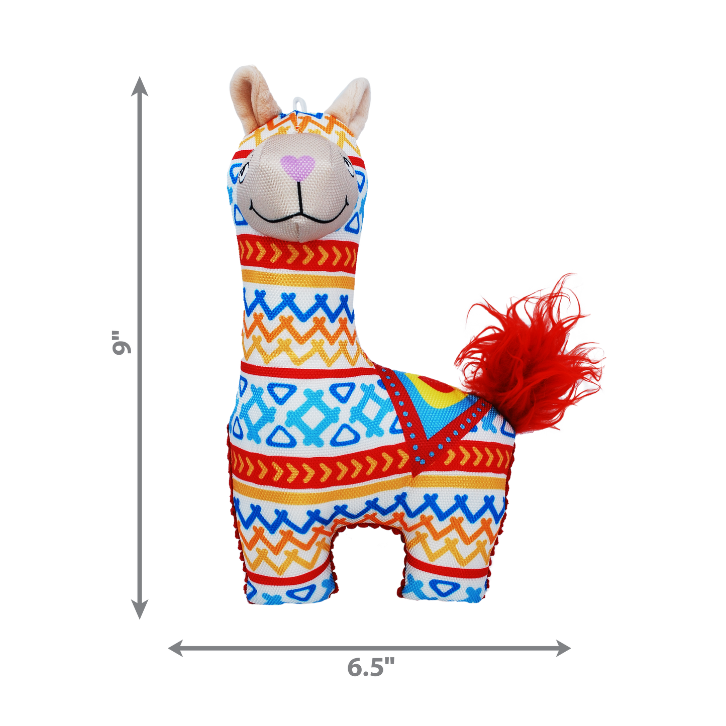KONG | Ballistic Vibes Llamas | Dog Tough Plush Toy