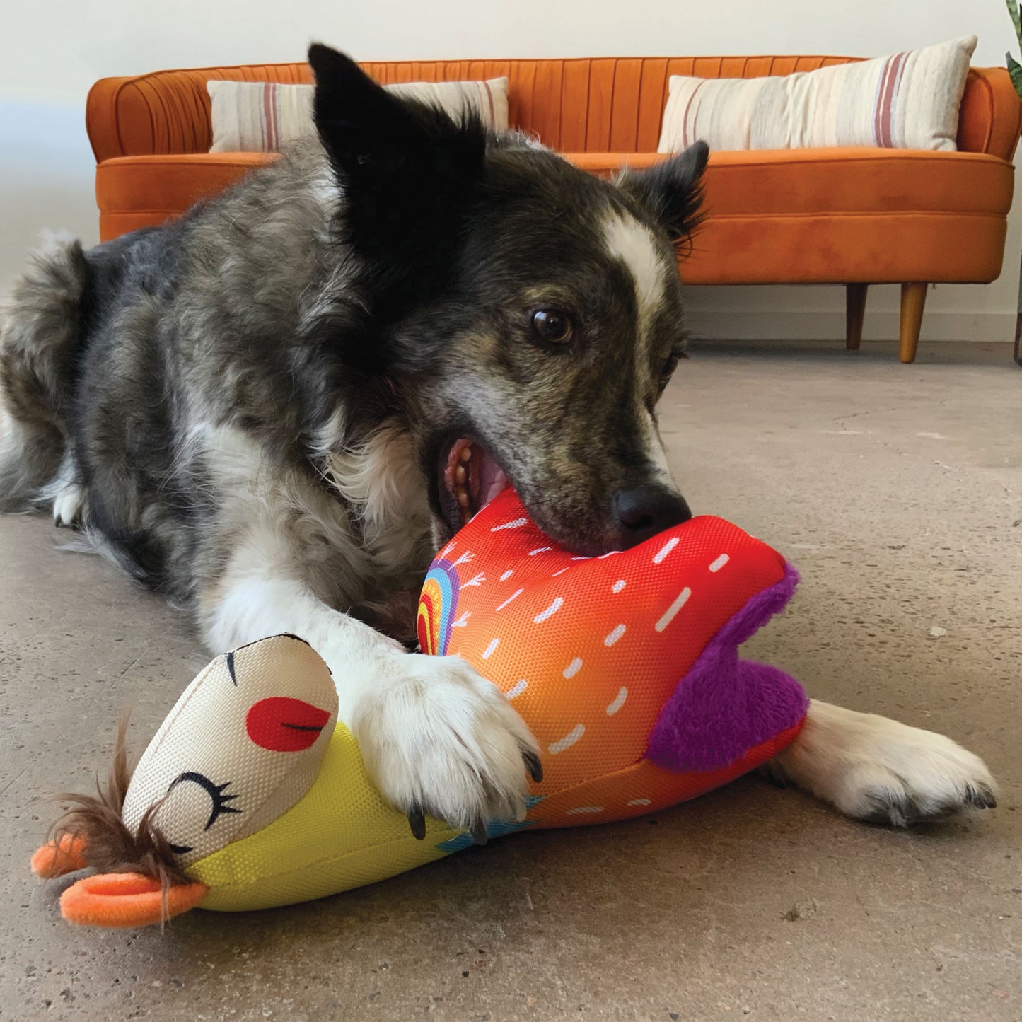KONG | Ballistic Vibes Llamas | Dog Tough Plush Toy