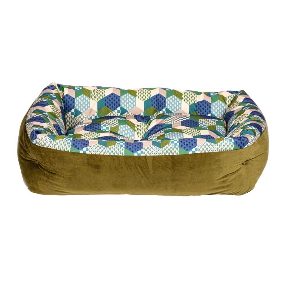 Laura Ashley Thistle Patchwork Lounger Large