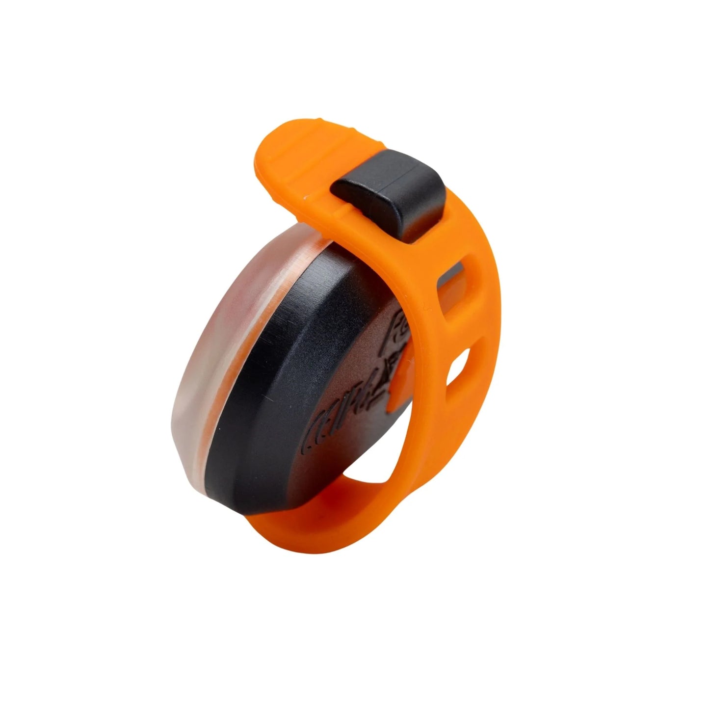 Orange Dog Walking Light on a white background