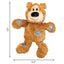 KONG Wild Knots Bear | Squeaker & Knotted Rope Dog Teddy Toy