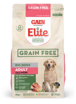 Gain Eilte | Grain Free | Big Dog Adult Salmon 12kg