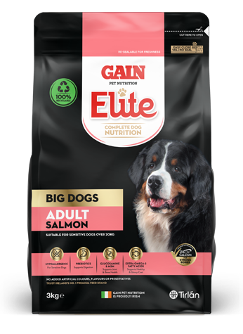 Small Dogs Gain Elite Grain Free Dog Food Research GAIN ELITE Big