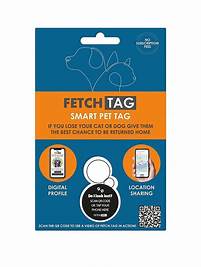 Fetch Tag: Digital Pet ID Tag | Instant Pet Profile Access | Secure Pet ...