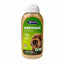 A bottle of Johnson's Veterinary Oatmeal Shampoo for itchy skin dogs, featuring a white cap and a green label with a brown dog's face, set against a plain white background.