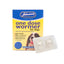 Johnson's Veterinary one dose wormer for dogs packaging with two tablets on a white background