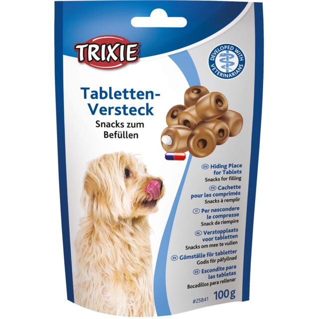 Trixie Pill Pockets Dog Treats With Hiding Place For Tablets - 100g