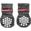 Trixie Grey Cotton Non-Slip Dog Socks | Paw Protection & Grip Socks for Slippery Floors (1 Pair)