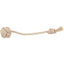 Trixie | Sports Dog Toy | Obedience Cotton & Hemp Ball with Short Rope