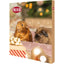 Trixie pet product small animal advent calendar with two guinea pigs on a festive background