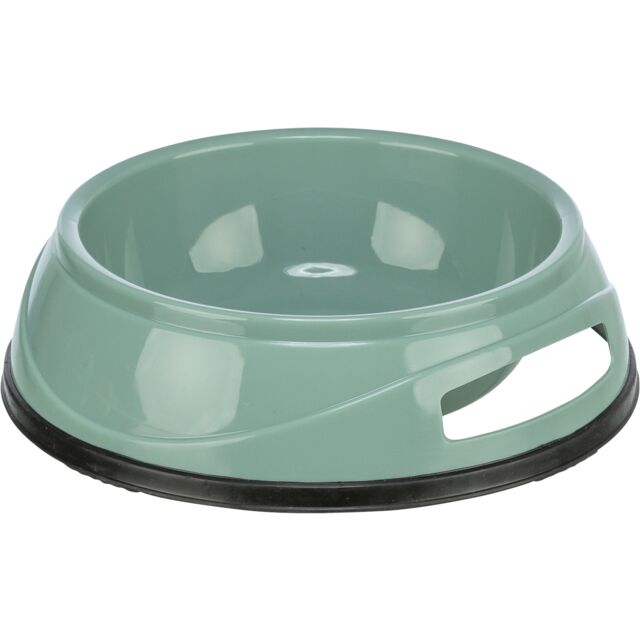 Trixie Bowl With Rubber Ring, Plastic, 0.3 Litre